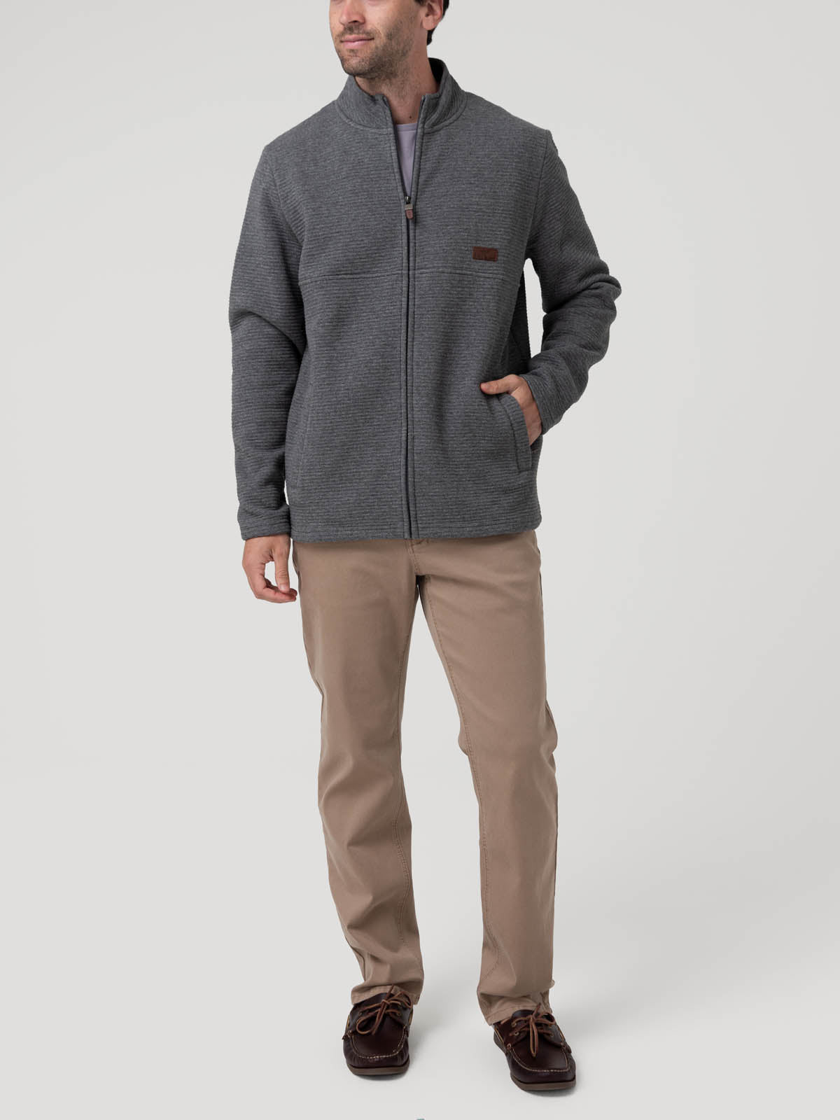 Polerón Algodón Orgánico Hombre Bolzano Gris Rockford