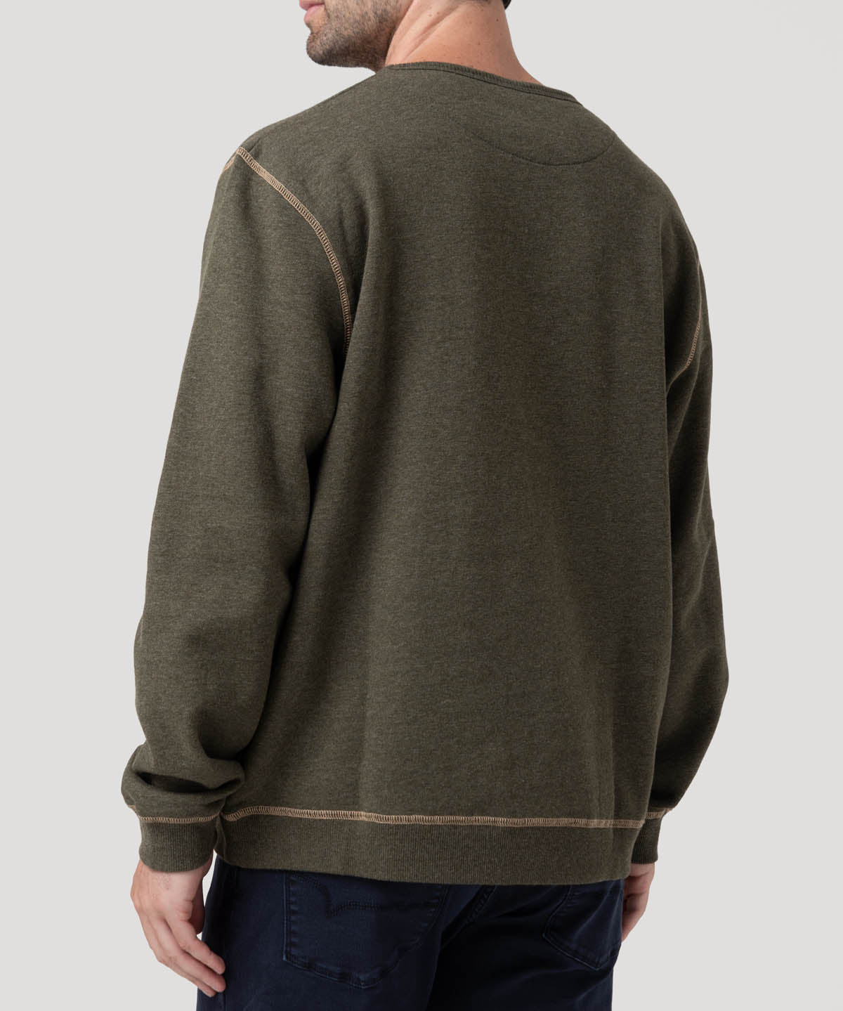 Polerón Algodón Orgánico Hombre Frateli Blanco Rockford