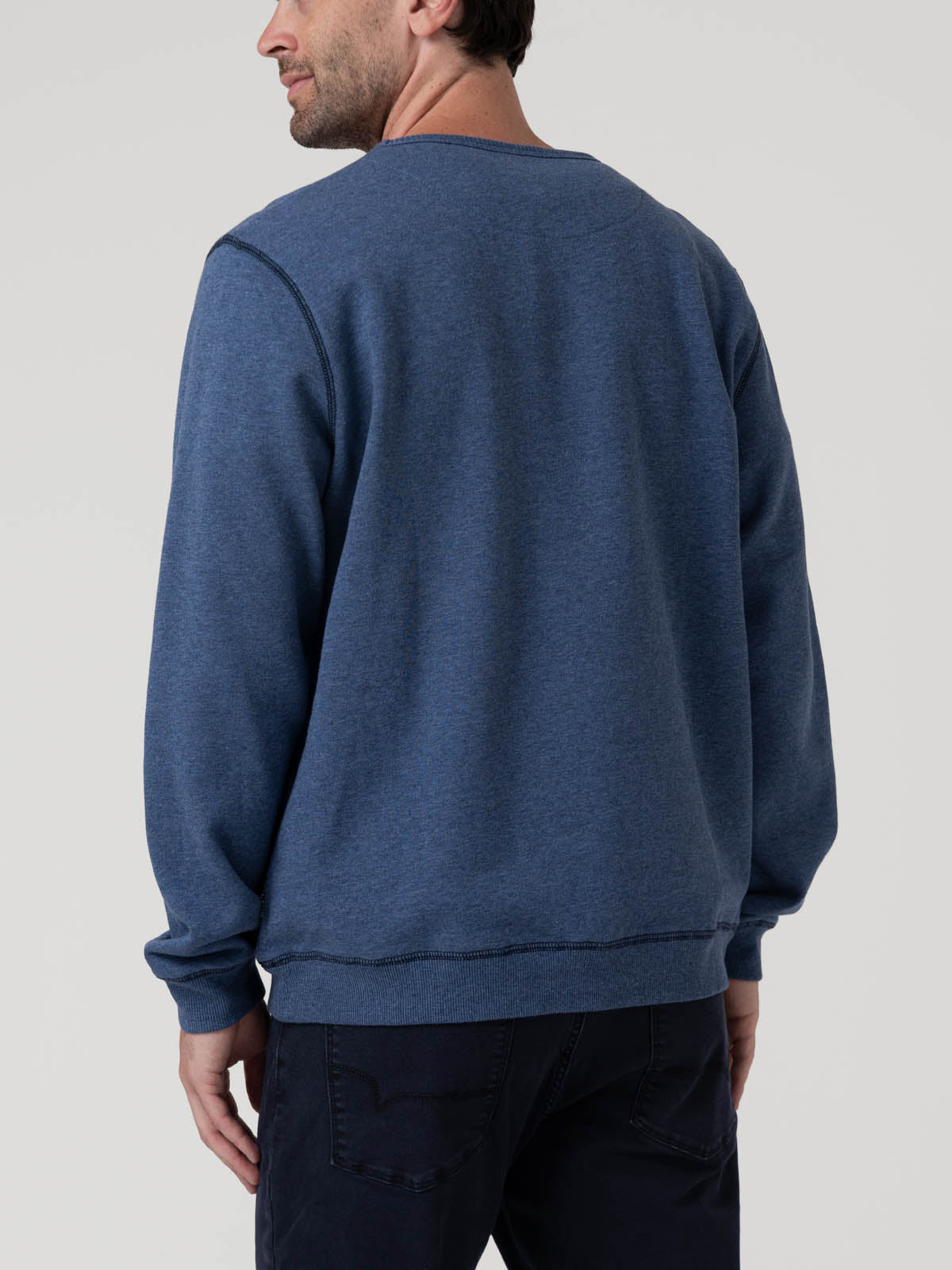 Polerón Algodón Orgánico Hombre Frateli Blanco Rockford