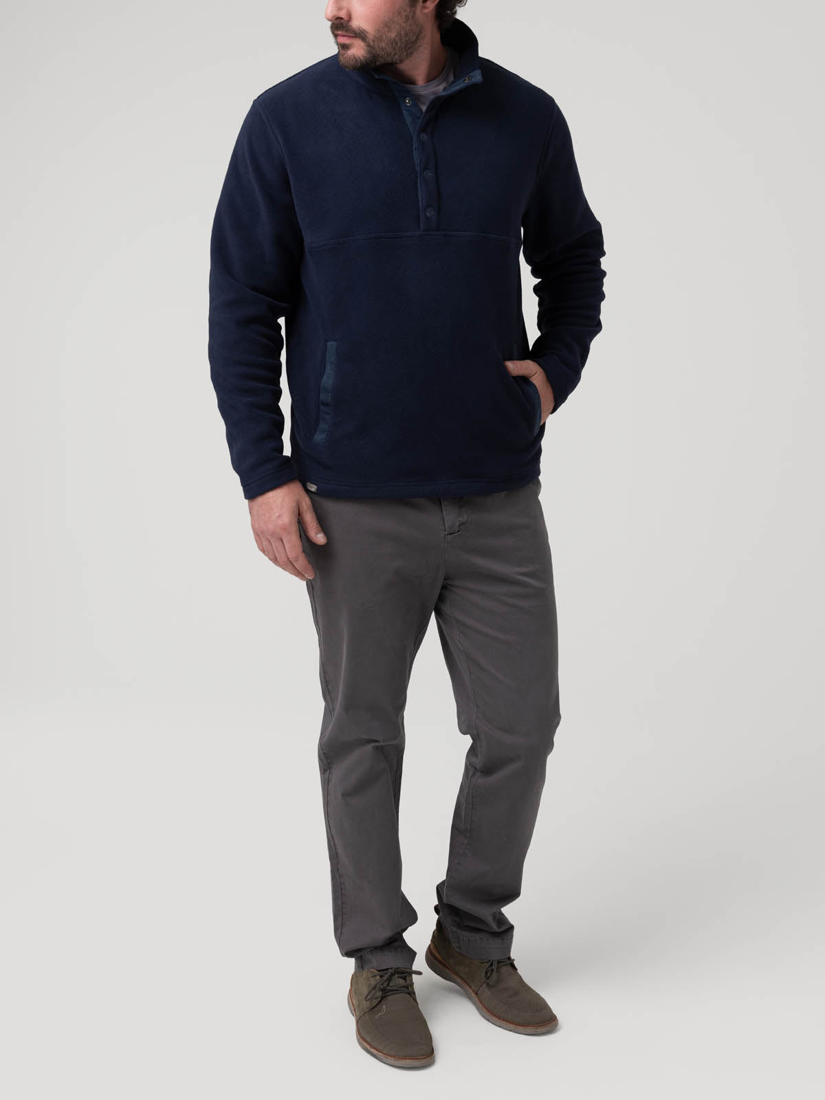 Polar Poliéster Reciclado Hombre Reed Azul Rockford