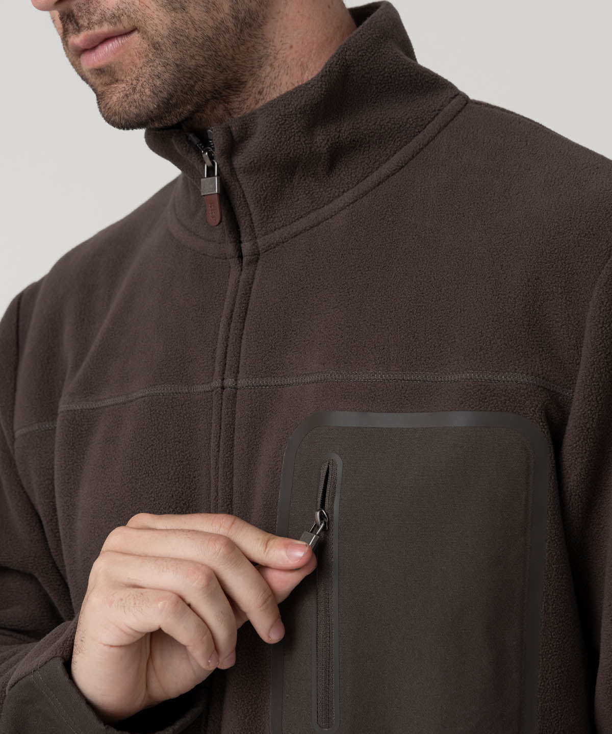Polar Poliéster Reciclado Hombre Dover Blanco Rockford