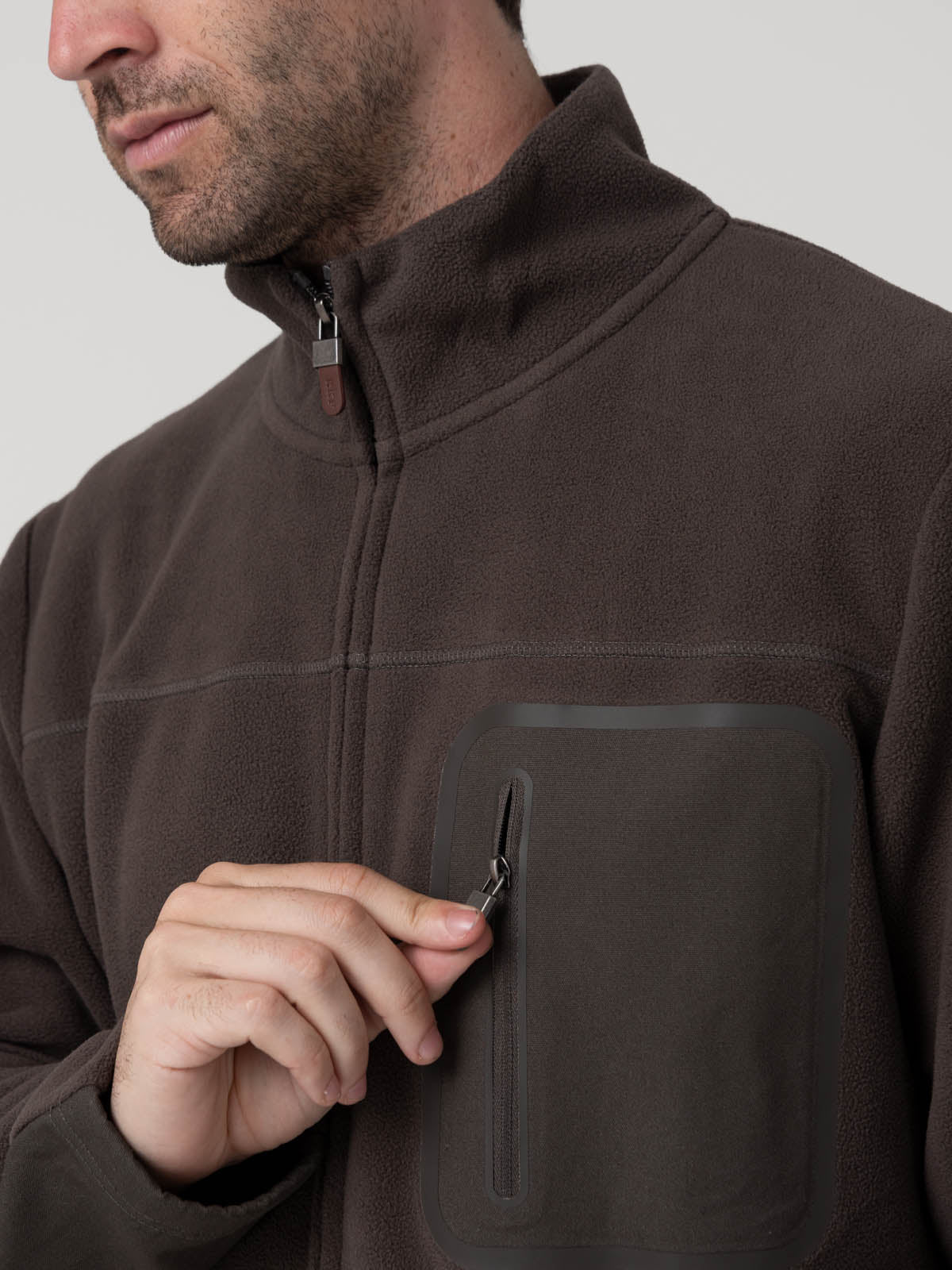 Polar Poliéster Reciclado Hombre Dover Blanco Rockford