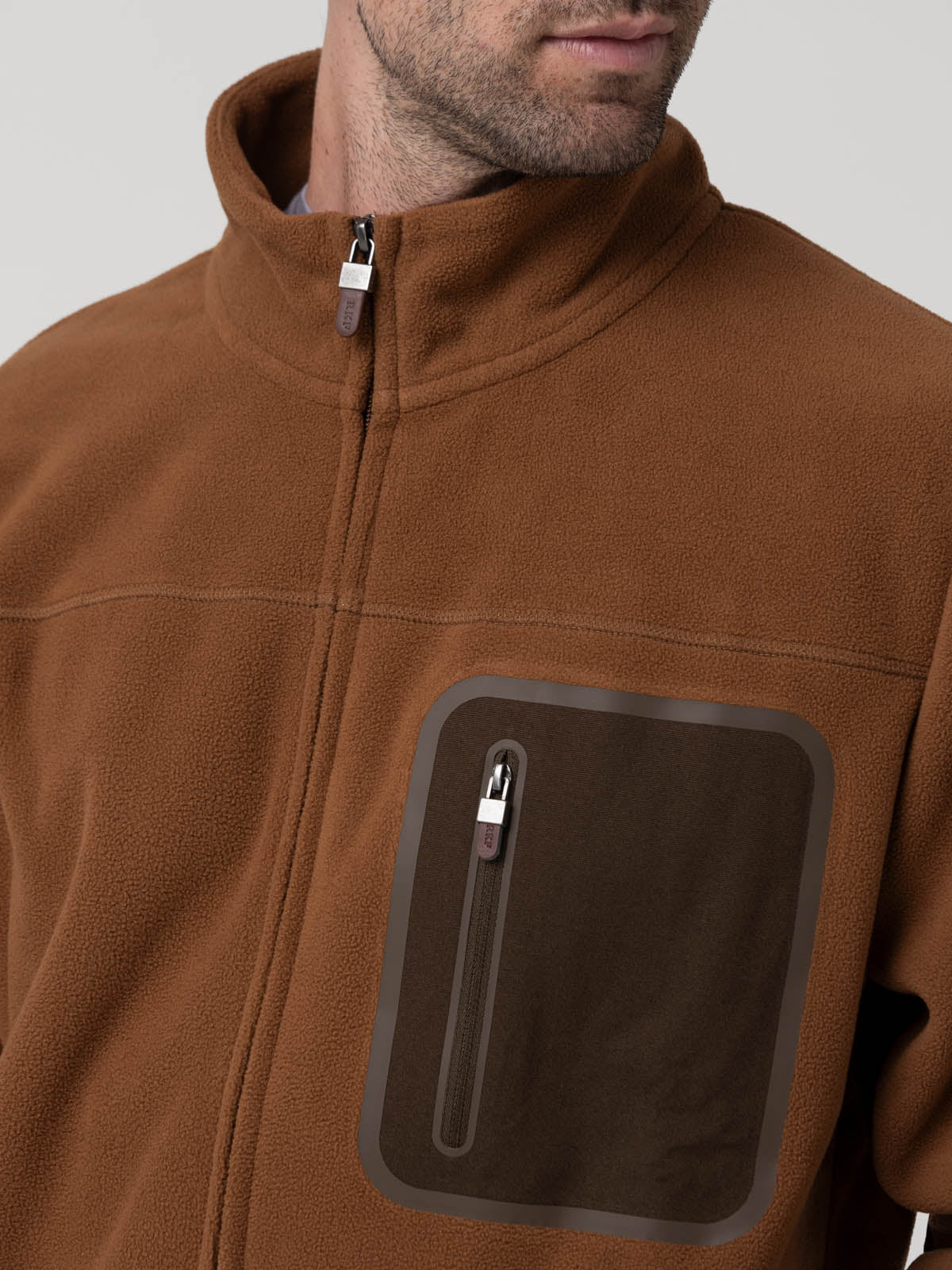 Polar Poliéster Reciclado Hombre Dover Blanco Rockford