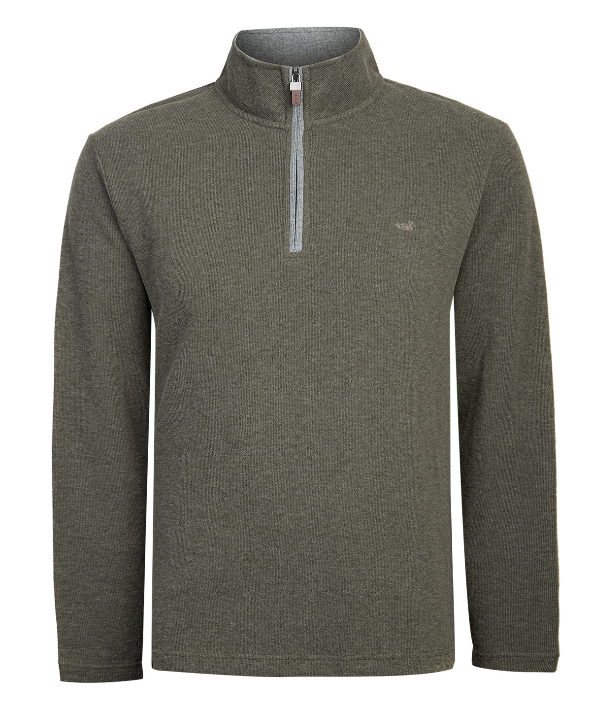 Polerón Algodón Orgánico Hombre Doblehalf Gris Rockford