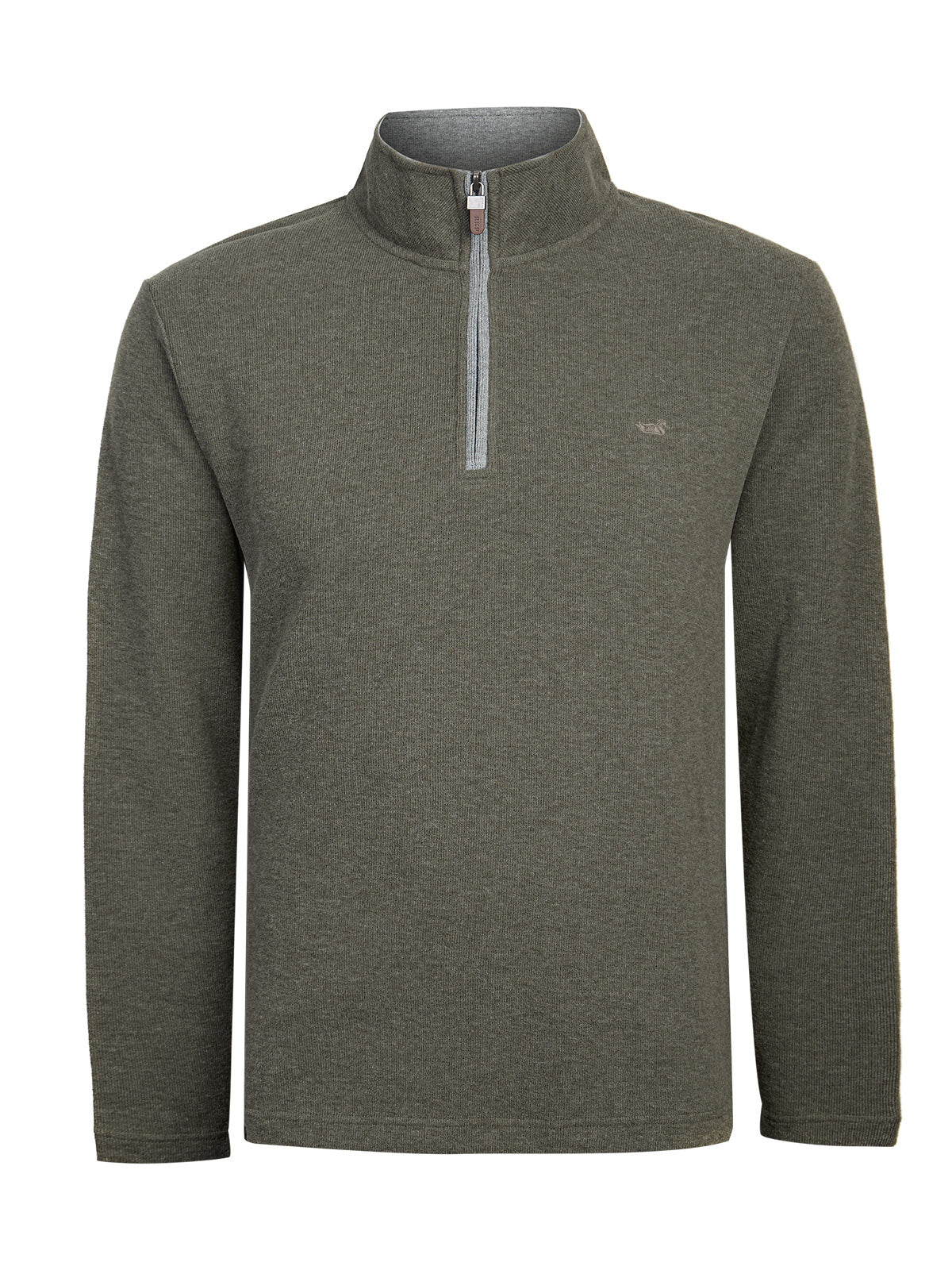 Polerón Algodón Orgánico Hombre Doblehalf Gris Rockford