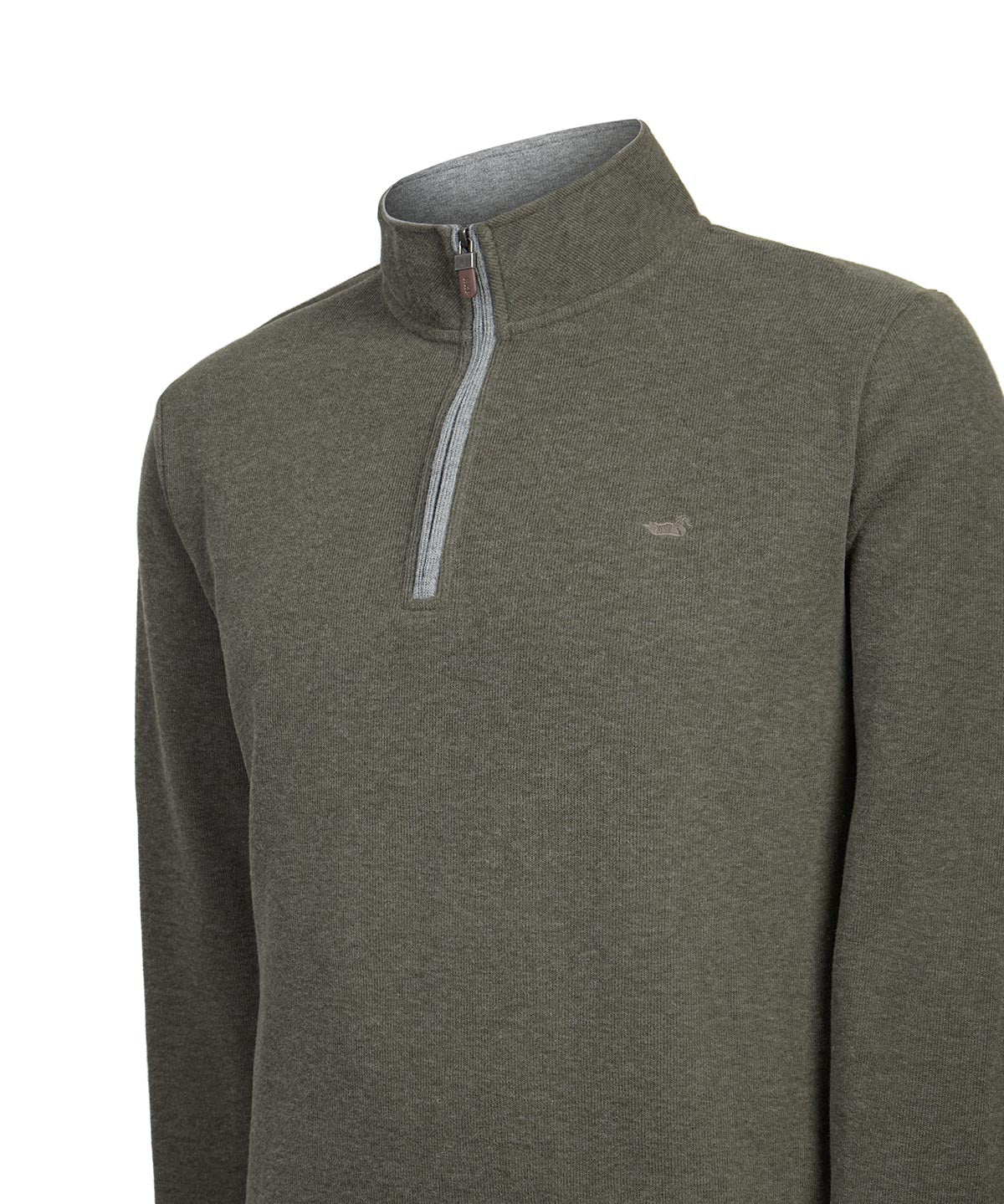 Polerón Algodón Orgánico Hombre Doblehalf Gris Rockford