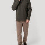 Polerón Algodón Orgánico Hombre Doblehalf Gris Rockford