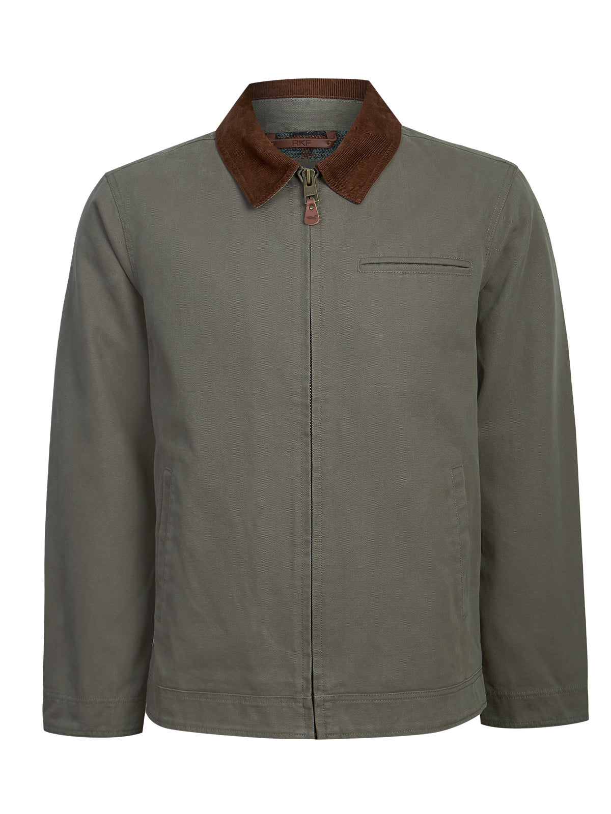 Chaqueta Algodón Orgánico Hombre Arven Café Rockford
