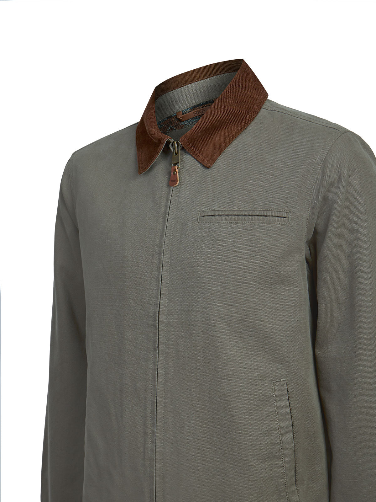 Chaqueta Algodón Orgánico Hombre Arven Café Rockford