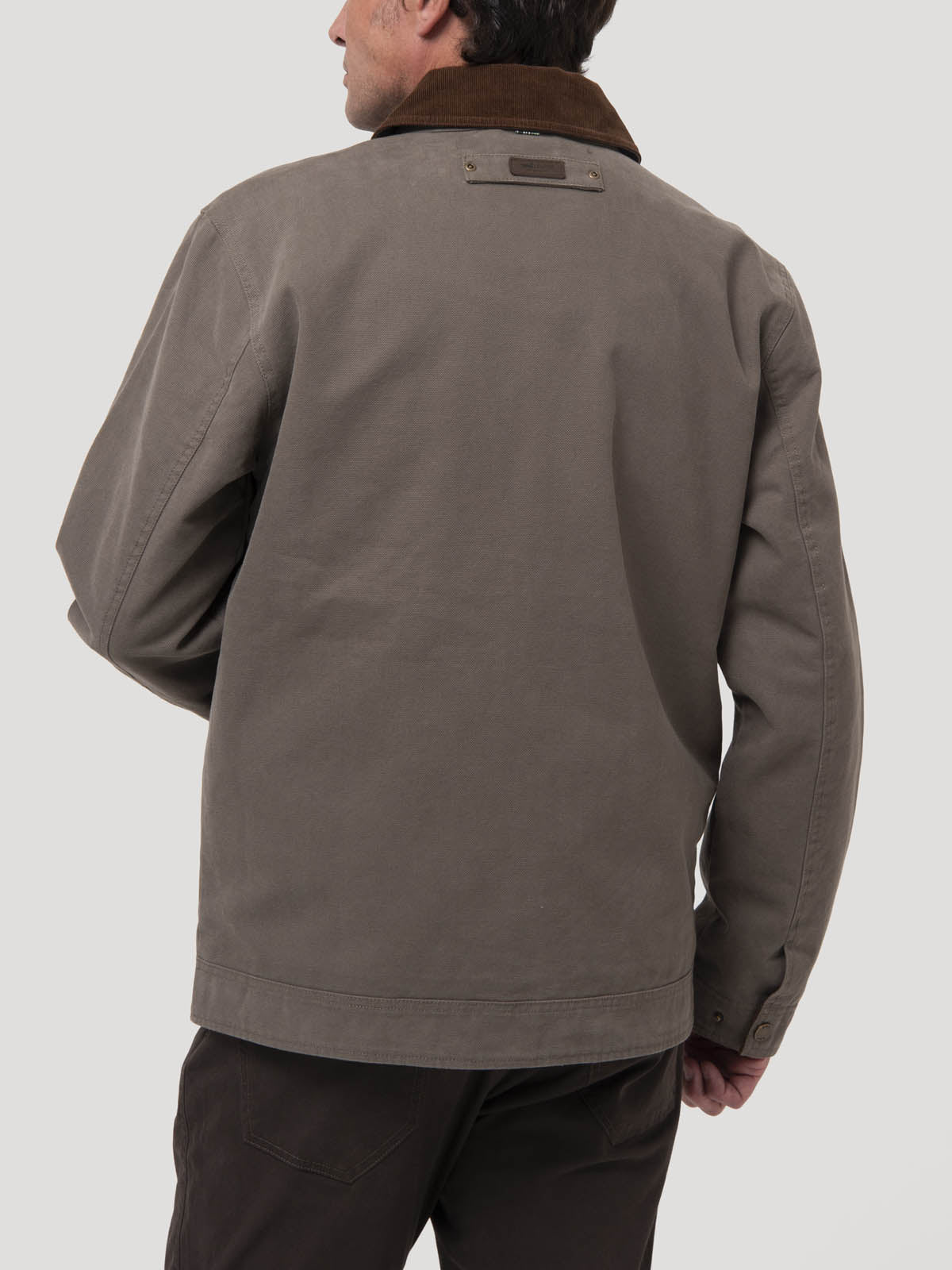 Chaqueta Algodón Orgánico Hombre Arven Café Rockford