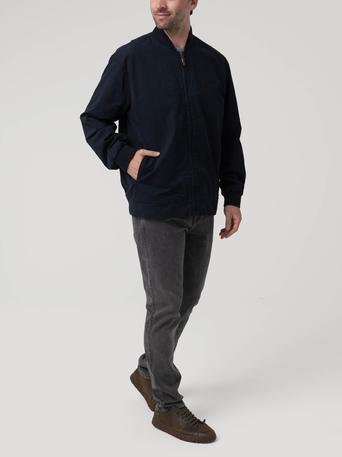 Chaqueta Algodón Orgánico Hombre Classic Café Rockford