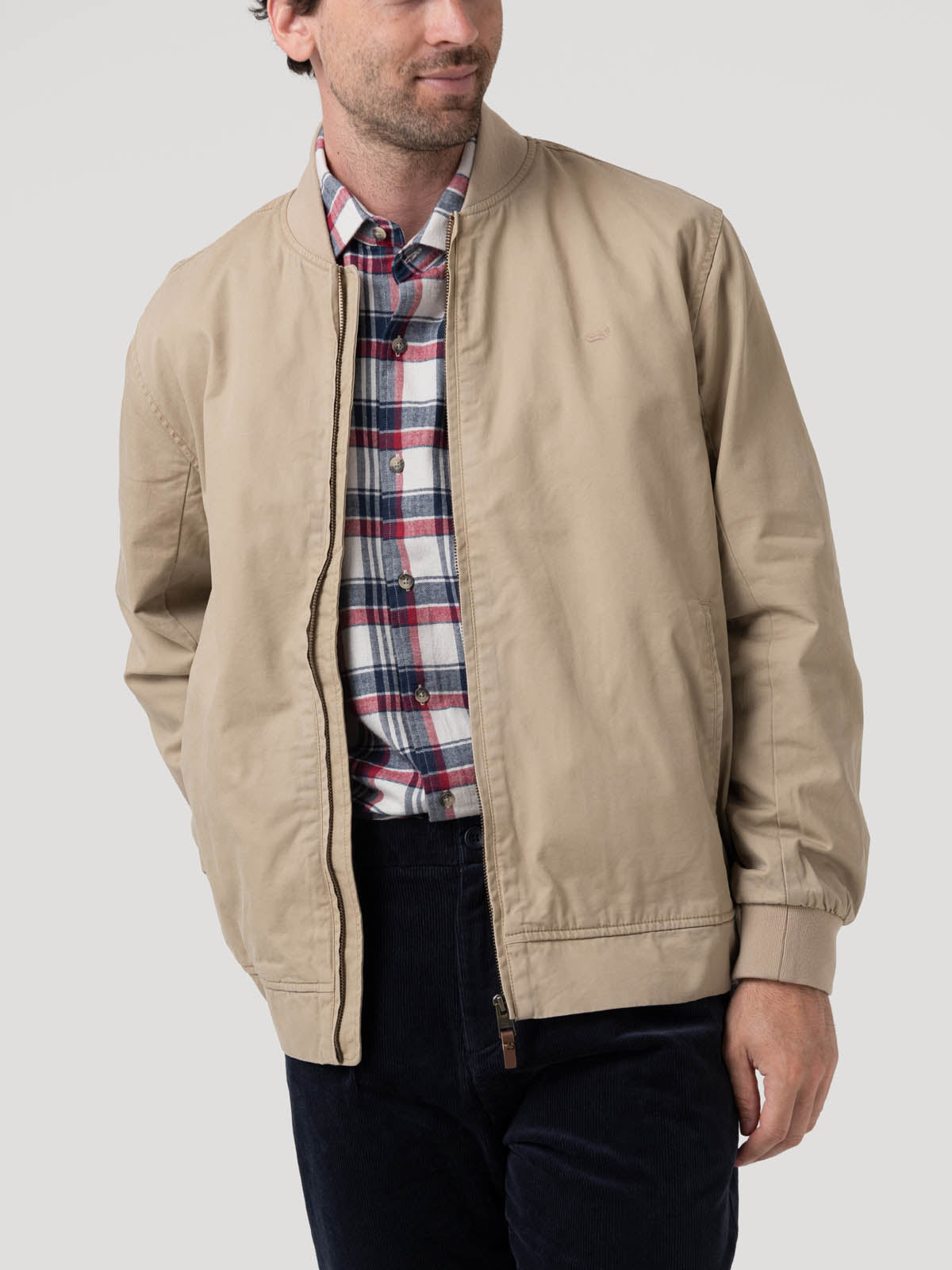 Chaqueta Algodón Orgánico Hombre Classic Café Rockford