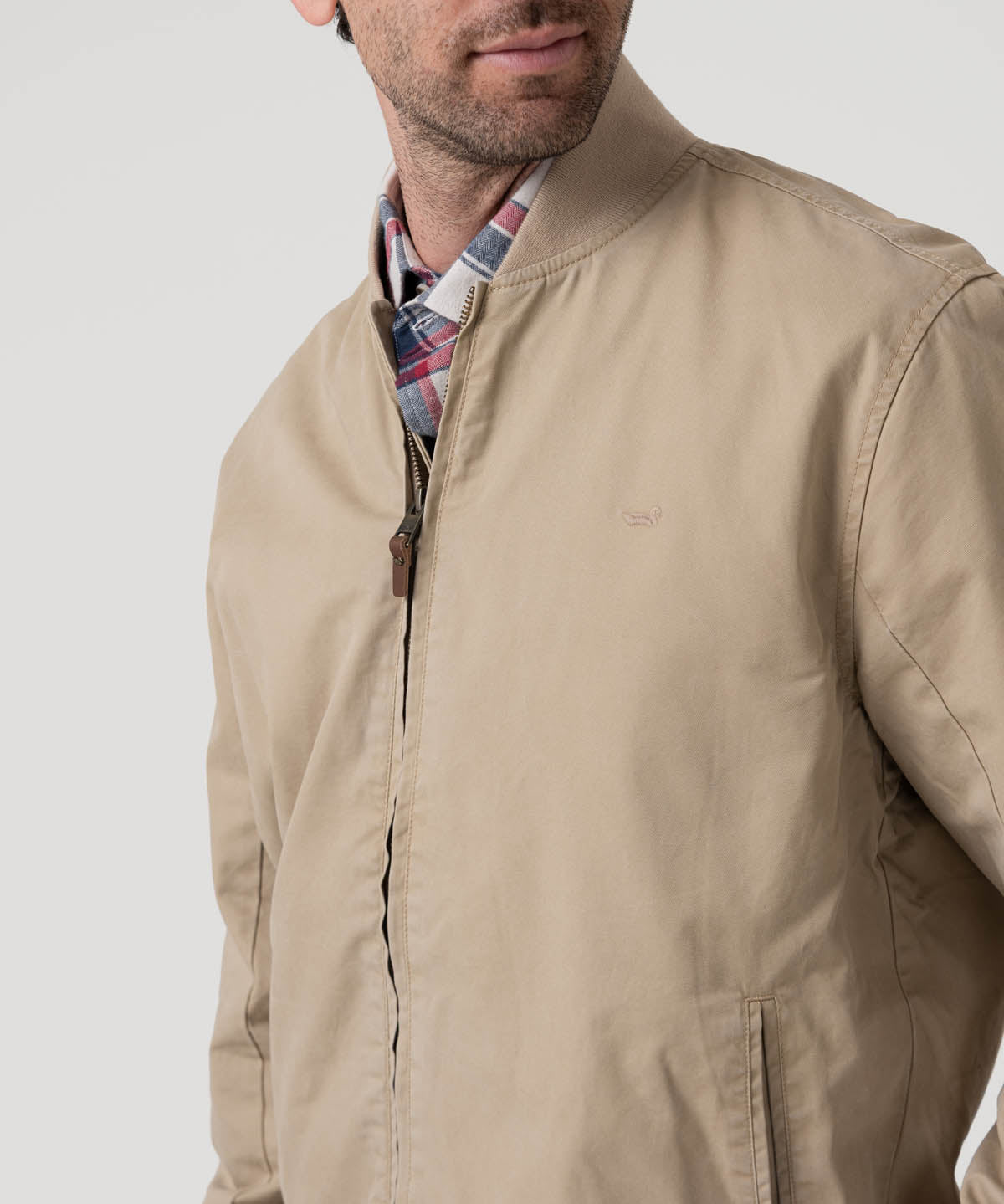 Chaqueta Algodón Orgánico Hombre Classic Café Rockford
