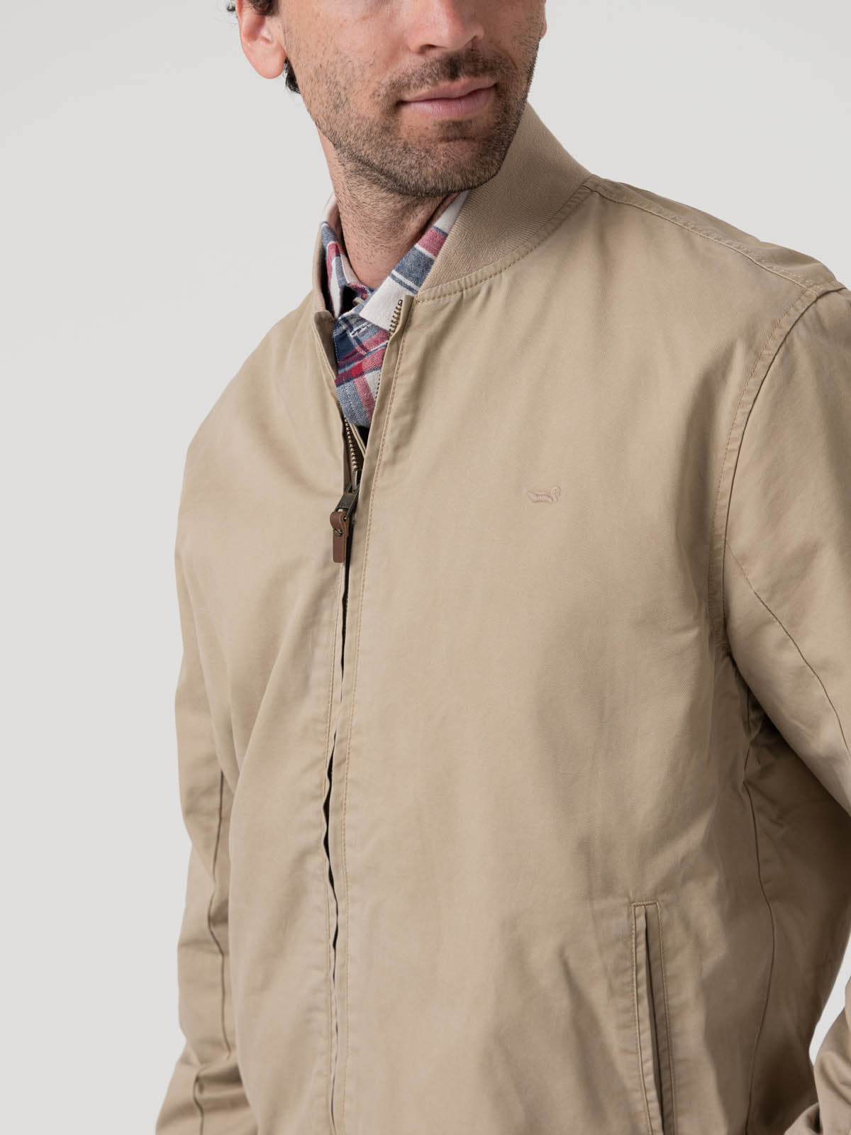 Chaqueta Algodón Orgánico Hombre Classic Café Rockford
