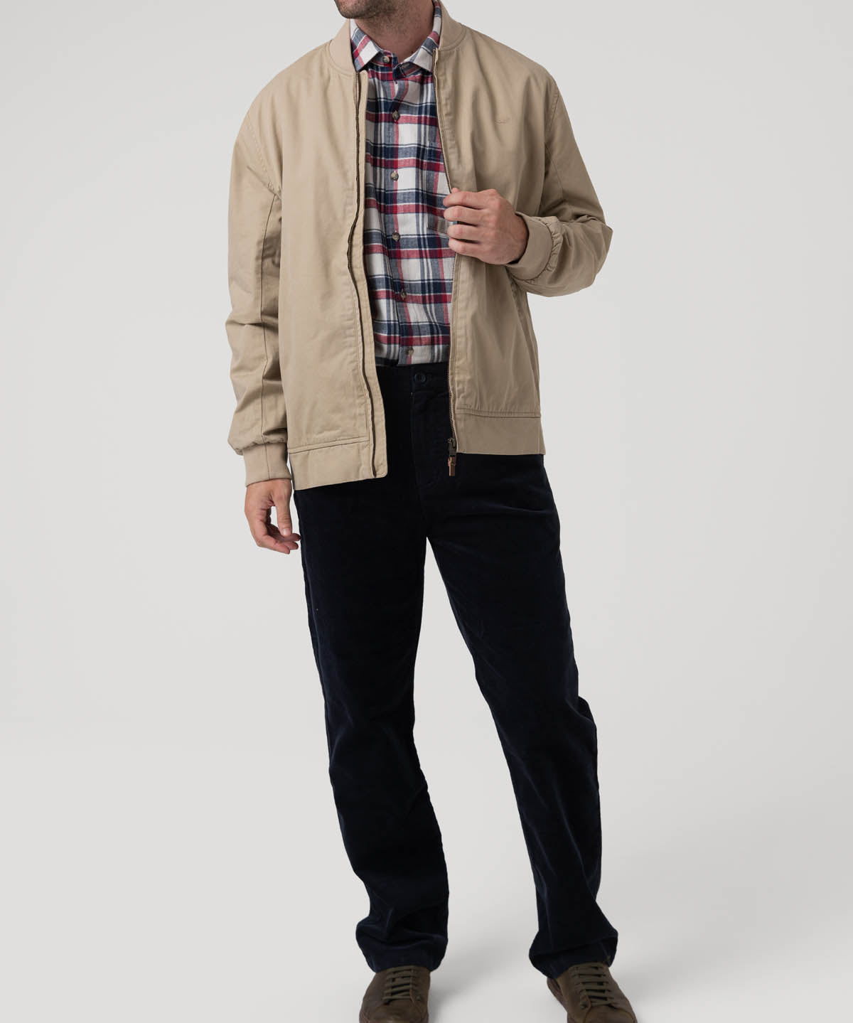Chaqueta Algodón Orgánico Hombre Classic Café Rockford