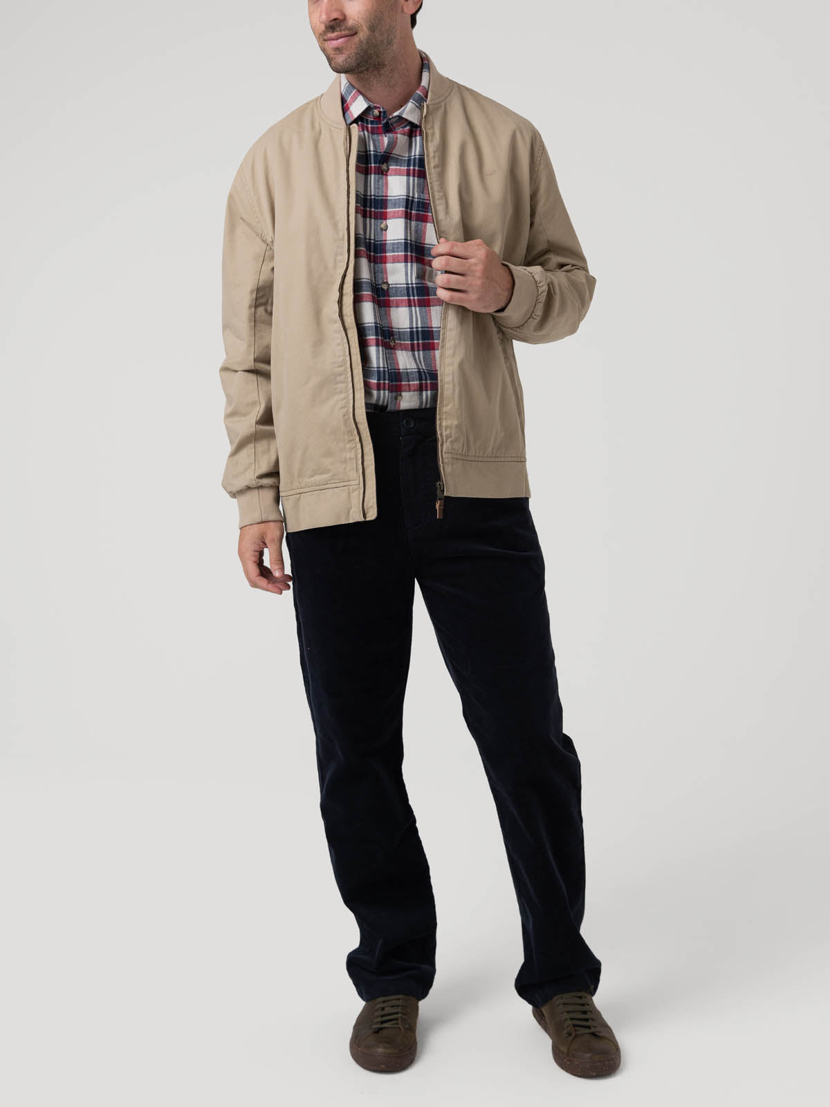 Chaqueta Algodón Orgánico Hombre Classic Café Rockford