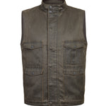 Chaqueta Sin Mangas Algodón Hombre Marzio Café Rockford