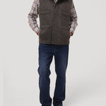 Chaqueta Sin Mangas Algodón Hombre Marzio Café Rockford
