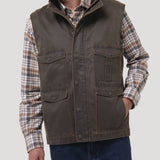 Chaqueta Sin Mangas Algodón Hombre Marzio Café Rockford