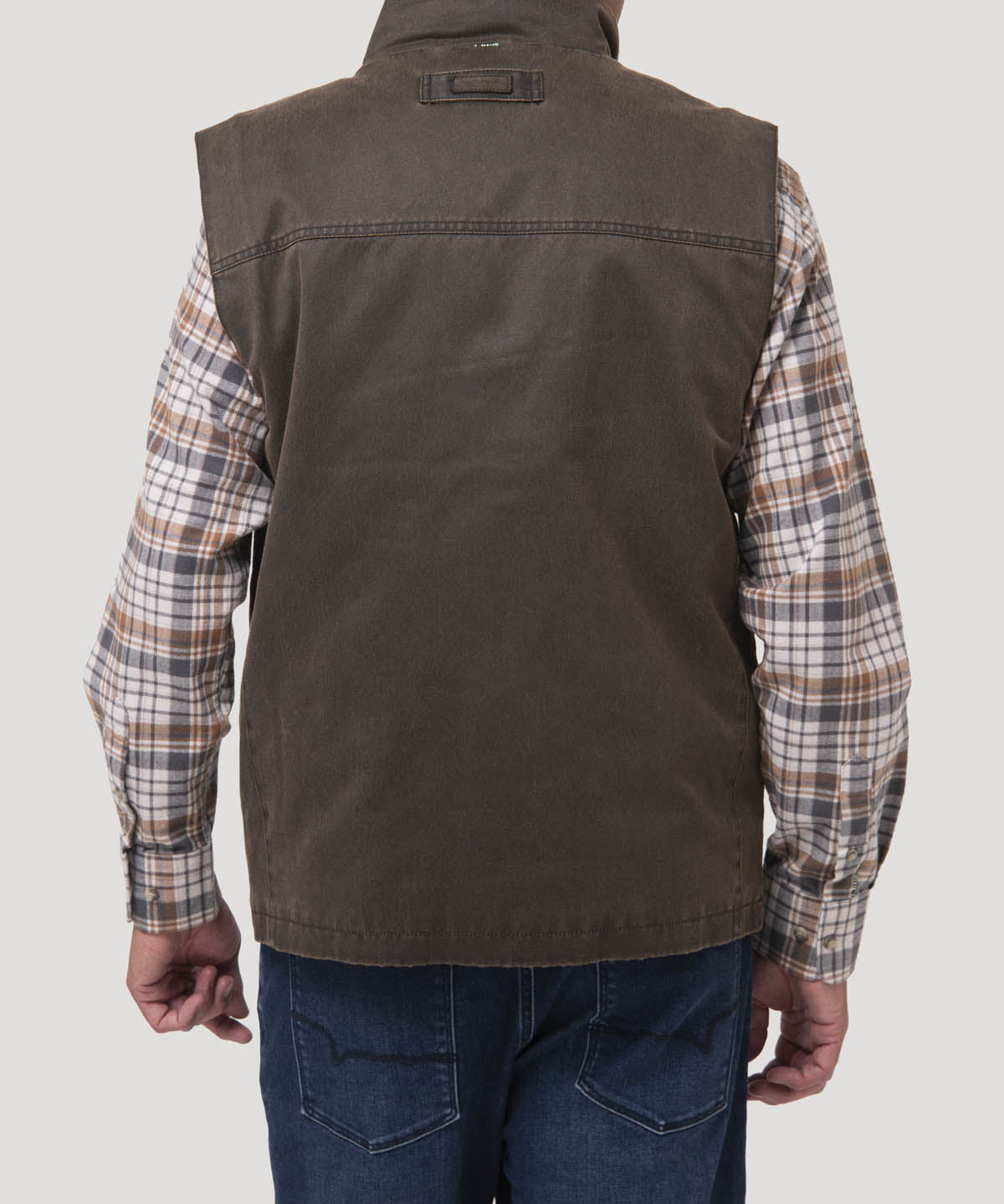 Chaqueta Sin Mangas Algodón Hombre Marzio Café Rockford
