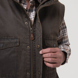 Chaqueta Sin Mangas Algodón Hombre Marzio Café Rockford