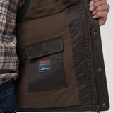Chaqueta Sin Mangas Algodón Hombre Marzio Café Rockford