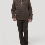 Chaqueta Algodón Hombre Olbia Café Rockford