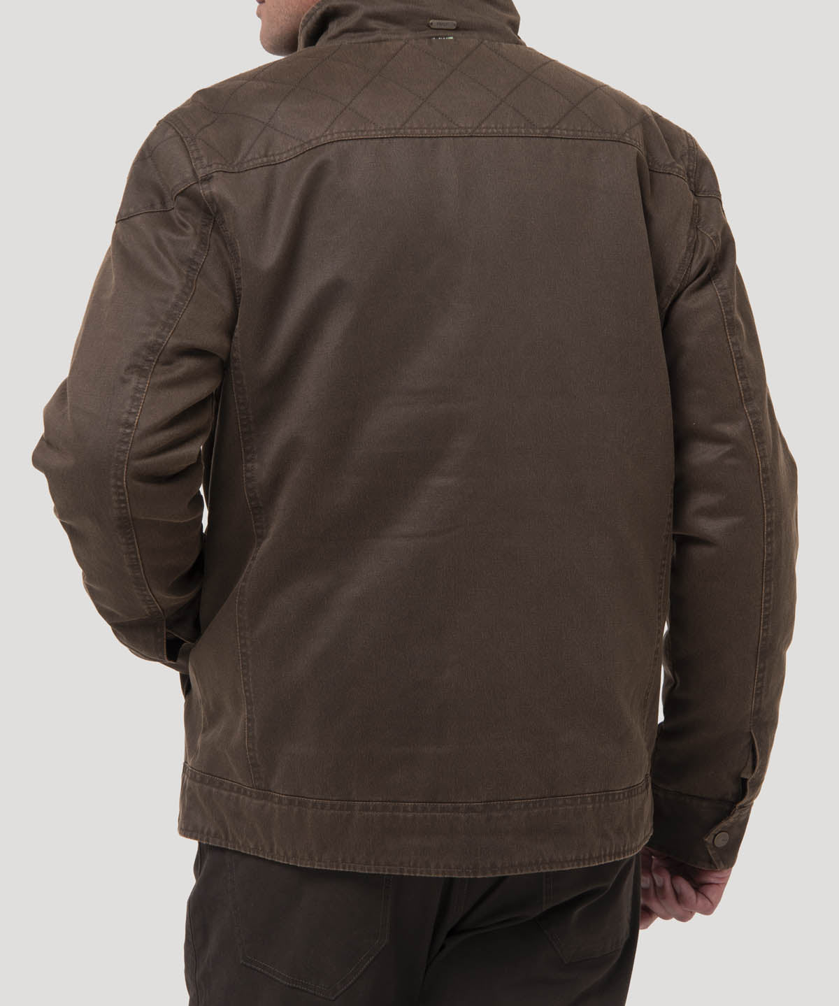Chaqueta Algodón Hombre Olbia Café Rockford