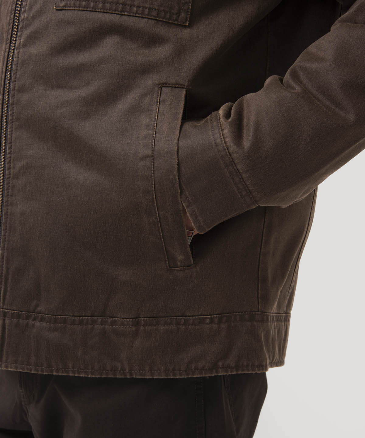 Chaqueta Algodón Hombre Olbia Café Rockford