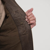 Chaqueta Algodón Hombre Olbia Café Rockford