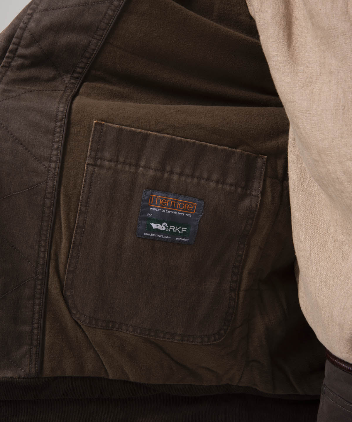 Chaqueta Algodón Hombre Olbia Café Rockford