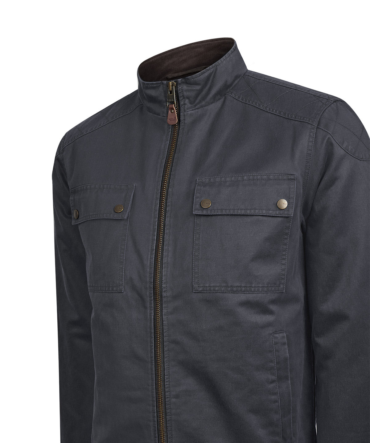 Chaqueta Algodón Hombre Olbia Café Rockford