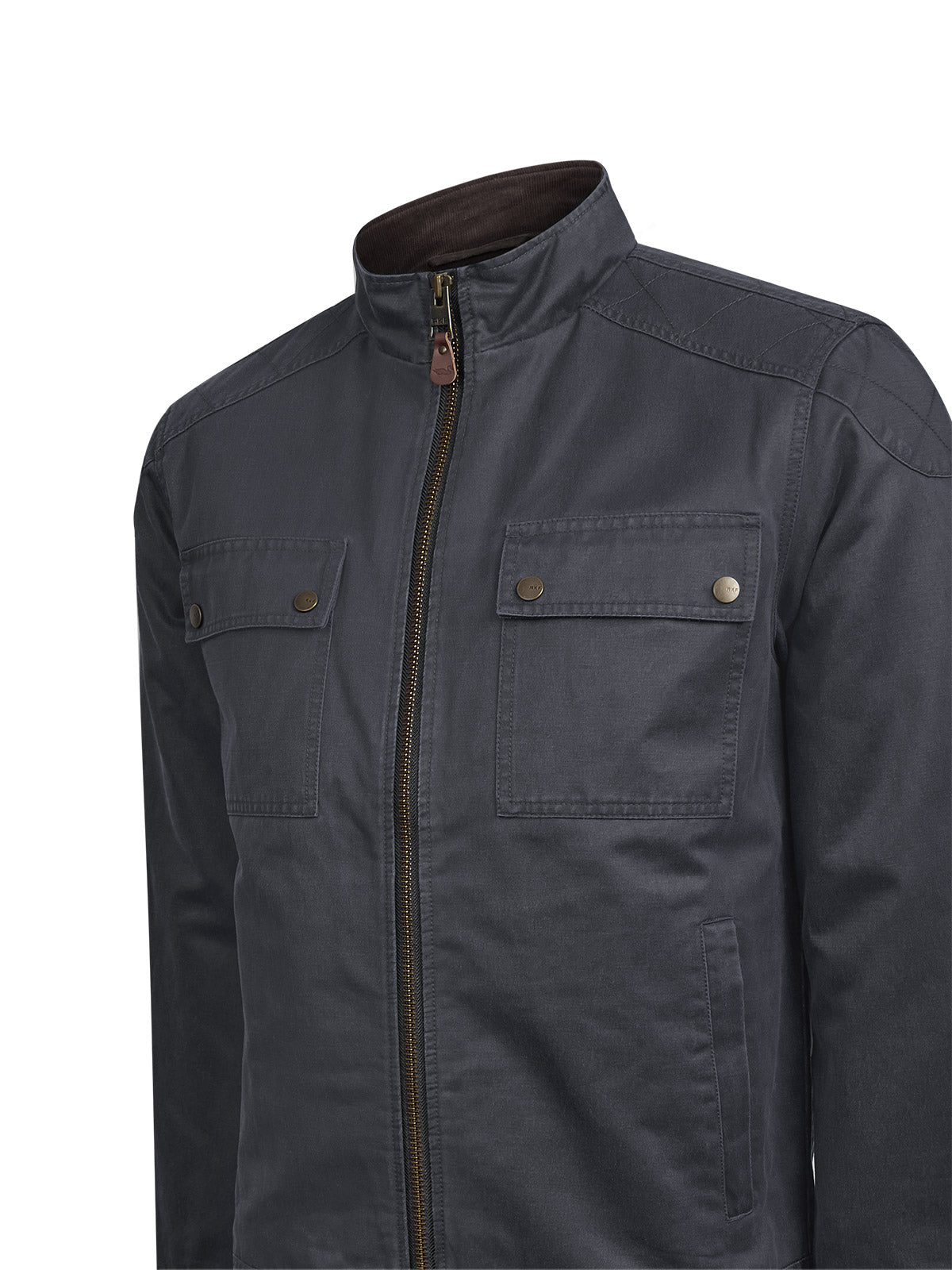 Chaqueta Algodón Hombre Olbia Café Rockford