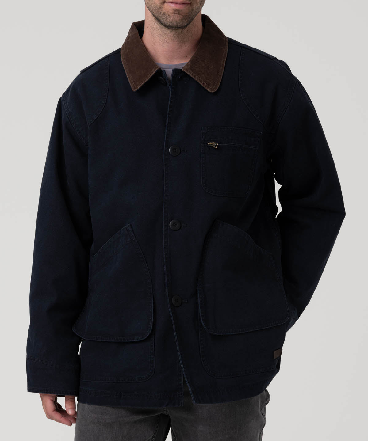 Chaqueta Thermore Hombre Barrow Azul Rockford