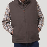 Chaqueta Sin Mangas Algodón Orgánico Hombre Hartt Café Rockford