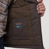 Chaqueta Sin Mangas Algodón Orgánico Hombre Hartt Café Rockford