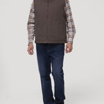 Chaqueta Sin Mangas Algodón Orgánico Hombre Hartt Café Rockford