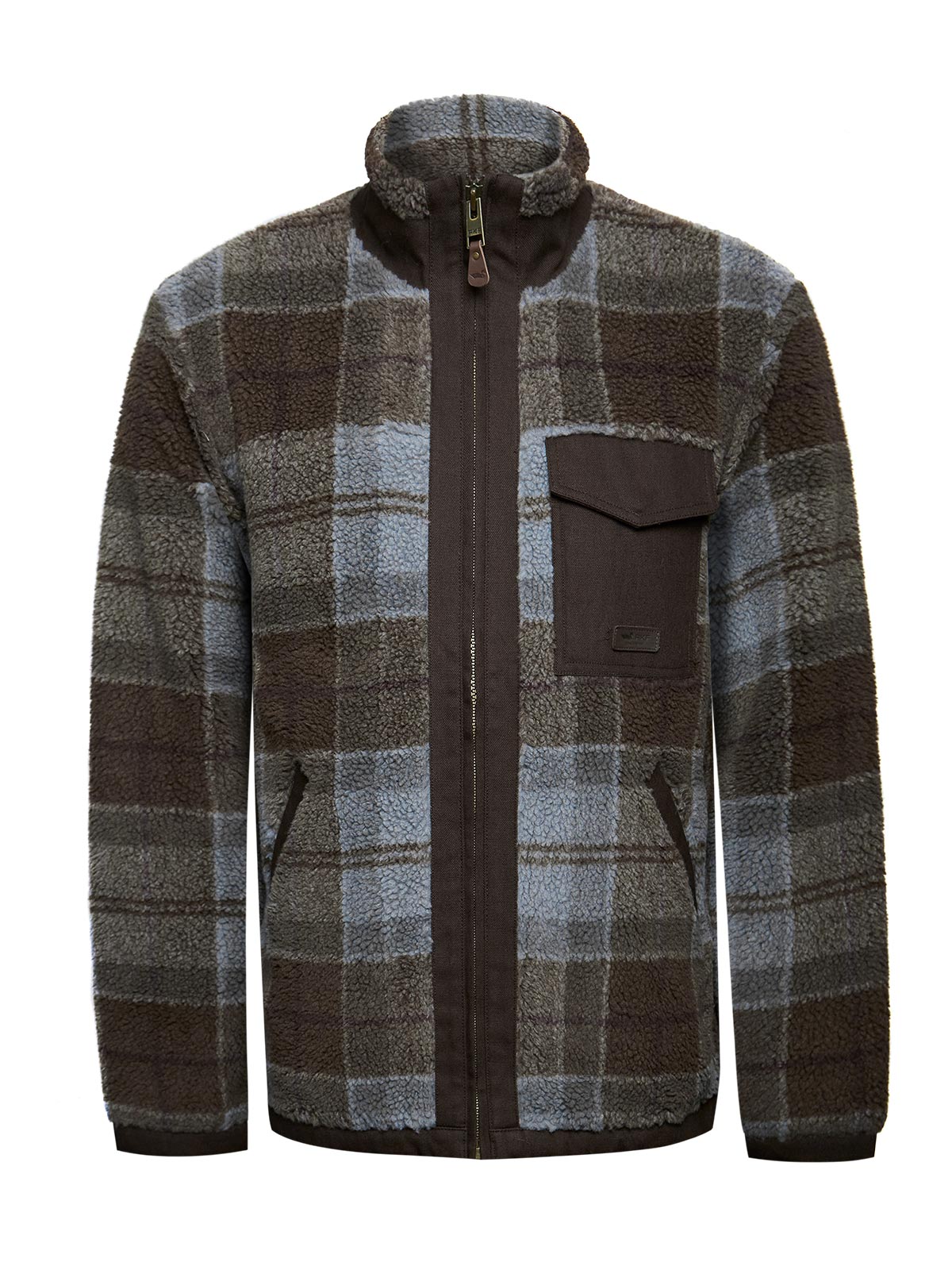 Polar Poliéster Reciclado Hombre Telford Café Rockford