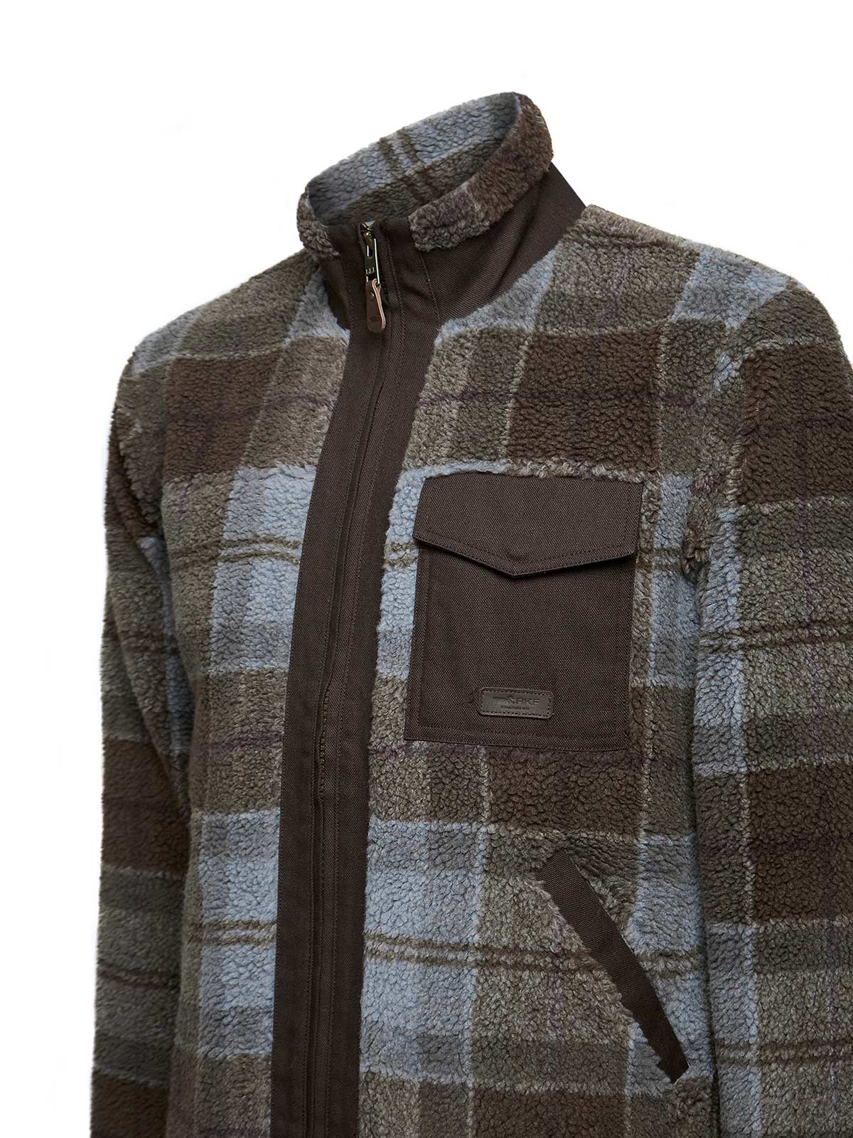 Polar Poliéster Reciclado Hombre Telford Café Rockford