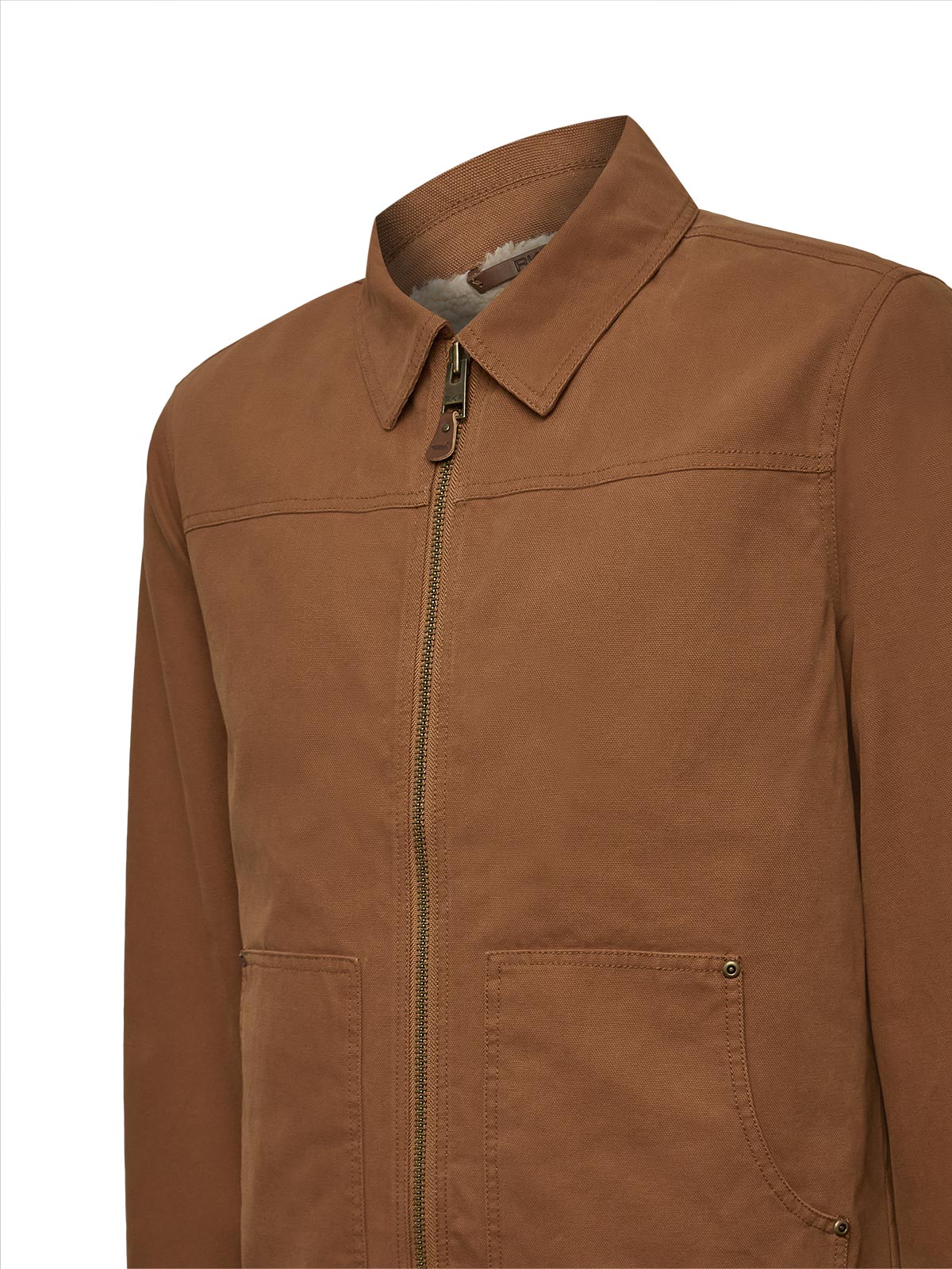 Chaqueta Algodón Orgánico Hombre Barrn Café Rockford