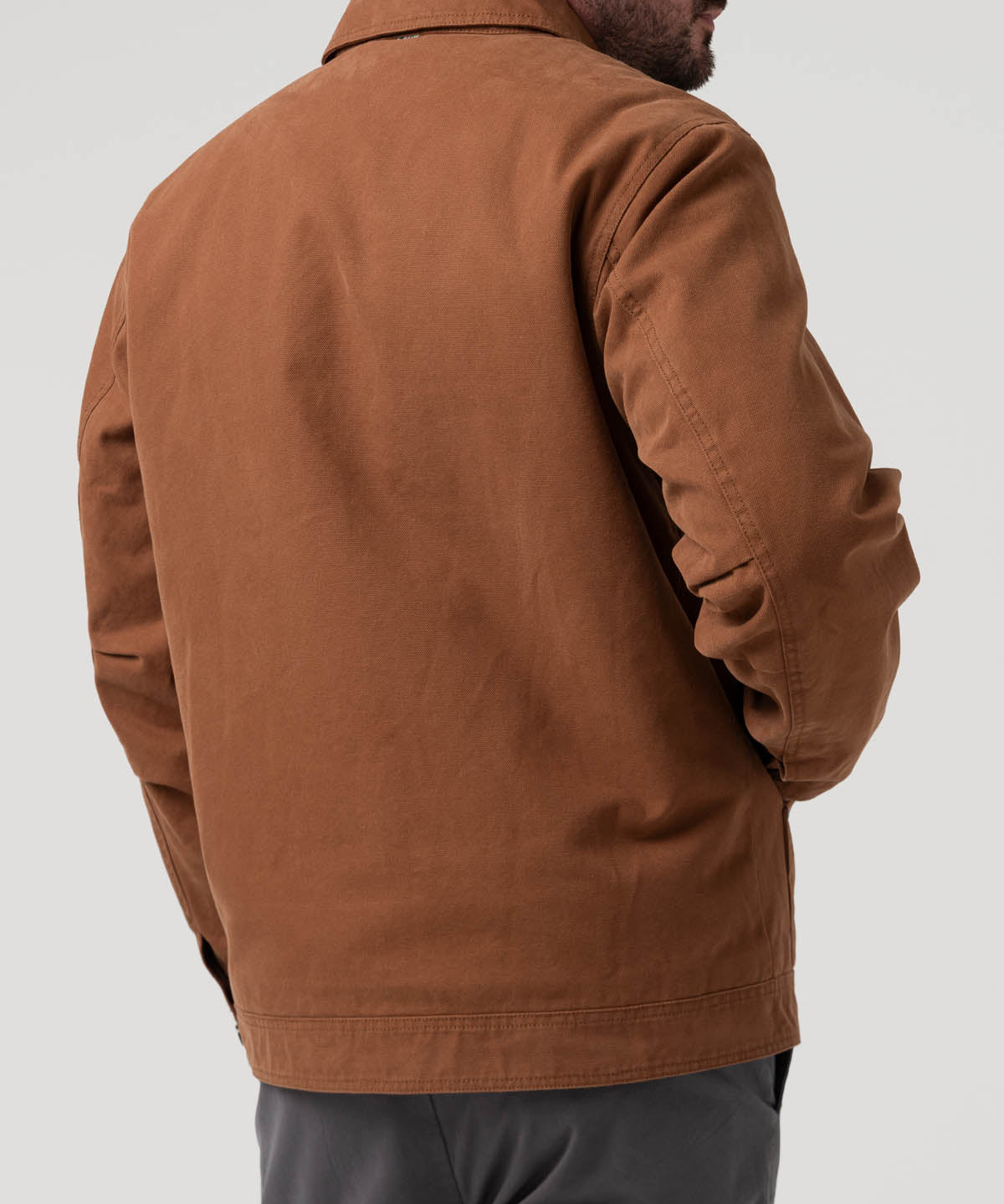 Chaqueta Algodón Orgánico Hombre Barrn Café Rockford