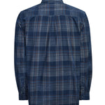 Camisa Algodón Orgánico Hombre Tartancord Café Rockford