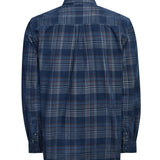 Camisa Algodón Orgánico Hombre Tartancord Café Rockford