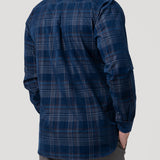 Camisa Algodón Orgánico Hombre Tartancord Café Rockford