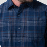 Camisa Algodón Orgánico Hombre Tartancord Café Rockford