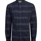 Camisa Algodón Orgánico Hombre Tartancord Café Rockford