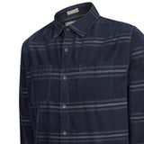 Camisa Algodón Orgánico Hombre Tartancord Café Rockford