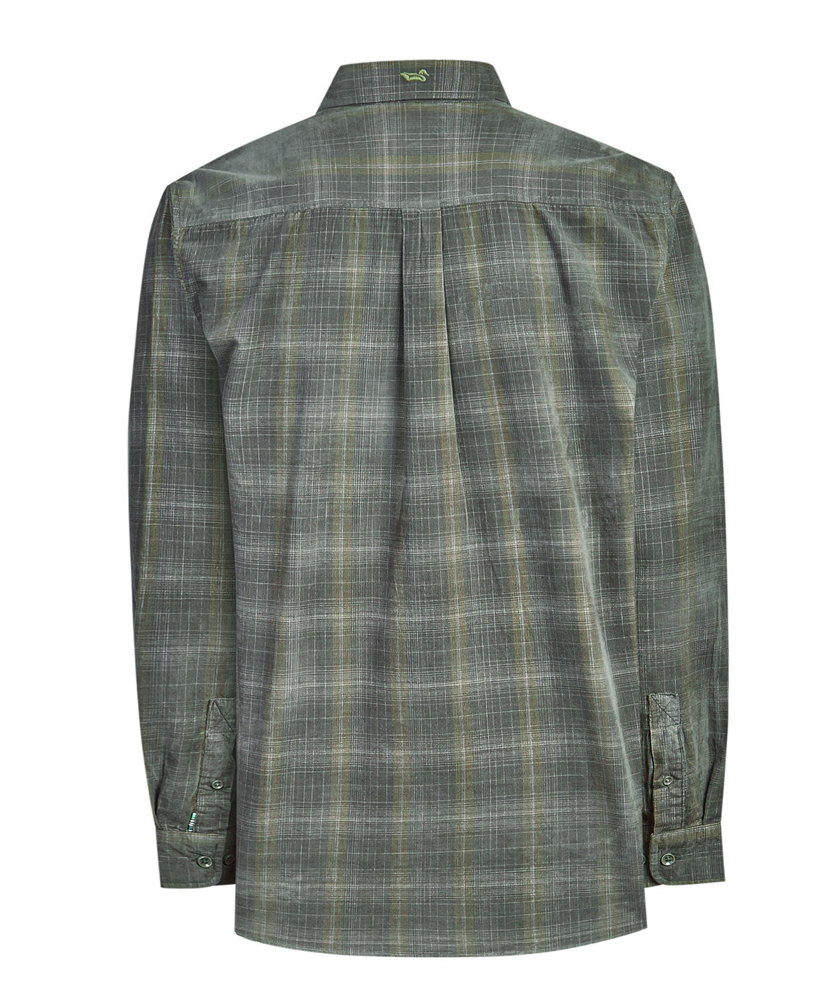 Camisa Algodón Orgánico Hombre Tartancord Café Rockford