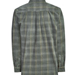 Camisa Algodón Orgánico Hombre Tartancord Café Rockford