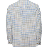 Camisa Algodón Orgánico Hombre Viyella Blanco Cuadrillé Rockford